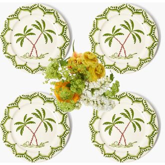 Mrs. Alice Jardin de Palmier Starter Plates in Green at Nordstrom