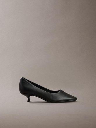Calvin Klein Zapatos De Sal&oacute;n De Piel Con Tac&oacute;n Kitten