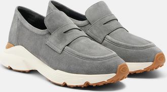 Tod's Suede penny loafers