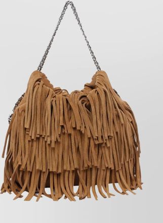 Tory Burch mini hobo bag with chain and fringe