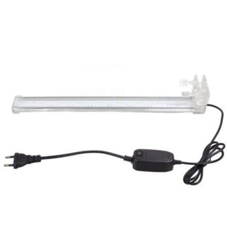 OEM [mai Usato]lampada A Clip Per Acquario, Luce Cristallina Ad Alta Luminosit&agrave;, Impermeabile, Luce Led Per Acquario, Spina Europea, 220 V Wh-380
