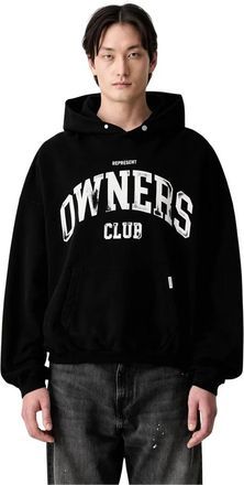 Represent Owners Club Hoodie - Heren - Hoodies - Zwart - S - Katoen - Hoodies & sweatvesten