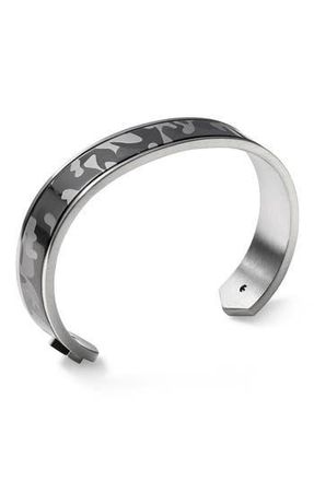 Bulova Camo Precisionist Stainless Steel Cuff Bracelet in Silver-Tone at Nordstrom Rack