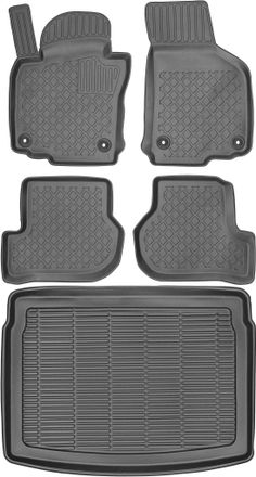OEM Juego De Alfombrillas Para Coche Y Maletero Para Volkswagen Golf Vi Hatchback (2008-2012)