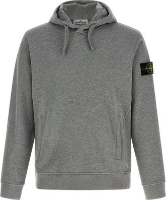 Stone Island Logo Badge Hoodie
