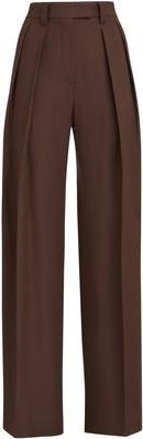Brunello Cucinelli Sartorial Wide trousers in Cocoa at Nordstrom, Size 42 It