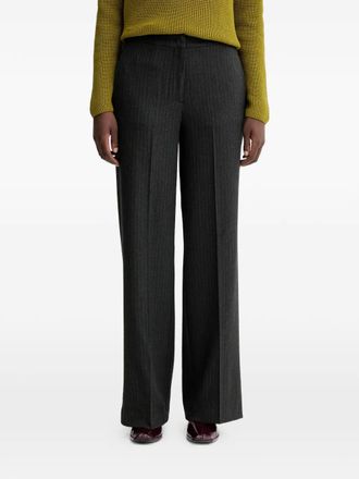 Marc O'Polo Broek met krijtstreep - Grijs