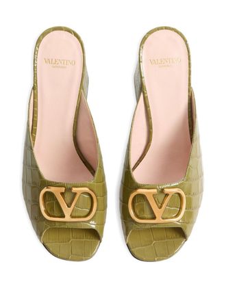 Valentino Garavani Slide Sandal - Olive Green
