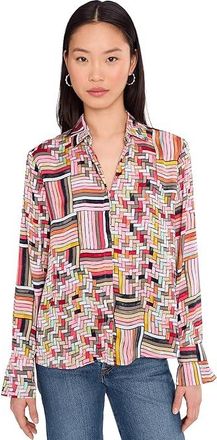 Nic+Zoe Petite Colorweave Shirt Womens Clothing Pink : PP, Polyester
