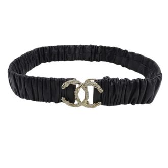Chanel Cintura Vintage Pre-owned in pelle di agnello - - Pre-owned - Donna - Nero - ONE SIZE