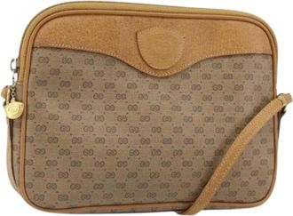 Gucci Pre-owned Cross Body Bags, female, Beige, Size: ONE SIZE Pre-owned Plastic Cross Body Bag