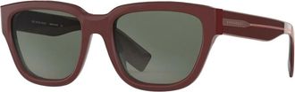 Burberry Mammoth BE 4277 Zonnebril in Burgundy/Green - Dames - Zonnebrillen - Rood - 54 MM - Accessoires