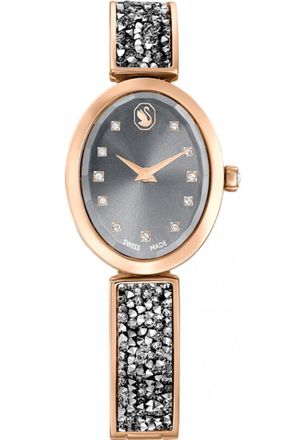 Swarovski Womens 5711695 Ladies Crystal Rock Watch - Rose Gold - One Size