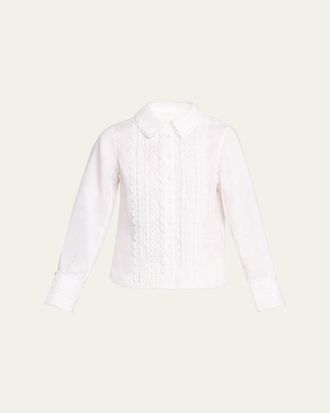 Cara Cara Ideal Embroidered Linen Shirt