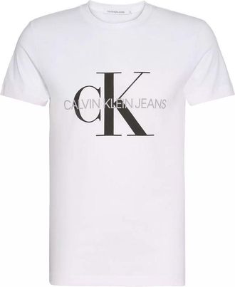 Calvin Klein Jeans Ck Logo T-shirt Korte Mouwen Ronde Hals