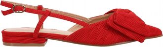 Chinese Laundry Womens Harmony Pleat Slingback Sandal In Red