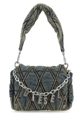 Diesel Denim Charm D S Shoulder Bag