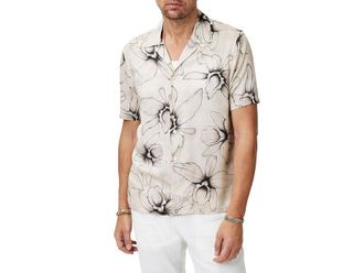 John Varvatos Dan Shirt W792S25 Mens Clothing Dew Grey : 2XL, Modal