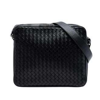 Bottega Veneta Pre-owned Cross Body Bags, female, Black, Size: ONE SIZE Pre-owned Vintage Nappa Leather Crossbody Bag