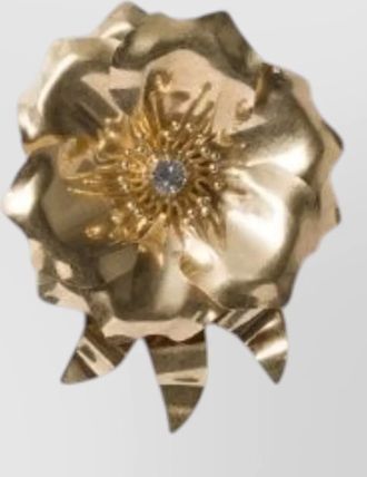 Miu Miu metal floral brooch
