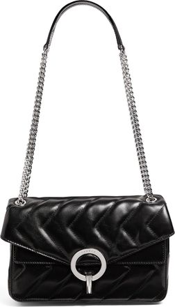 Sandro Paris Quilted Leather Yza Shoulder Bag