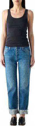 Amo Camryn Slim Straight Leg Jeans In Magnetic