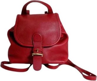 Coach Pre-owned Leren Rugzak - Dames - Vintage Rugzakken - Rood - ONE Size - Leer - Vintage