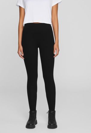 Only Leggings ONLY ONLCLEVER HW LEGGING CC PNT, Damen, Gr. XL (42), L&auml;nge 32, schwarz, Jersey, Obermaterial: 94% Polyester, 6% Elasthan, unifarben, slim fi
