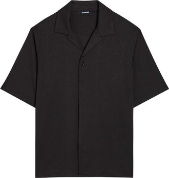 Jacquemus La Chemise Jean Atelier Woven Shirt - Black - XL
