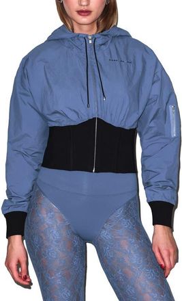 Fleur du Mal Warm Up Jacket in Storm Blue at Nordstrom, Size Small