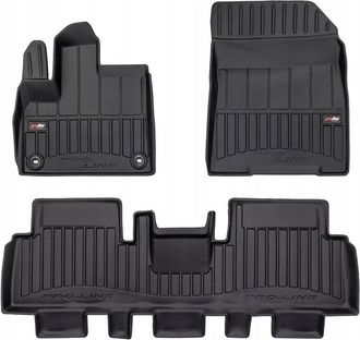 OEM Alfombras Y Felpudos De Goma Peugeot Rifter Desde 2018- 5x1 Canal 3d