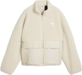 Puma Re:Fibre Sherpa Jacket - - Sport - Donna - Beige - S