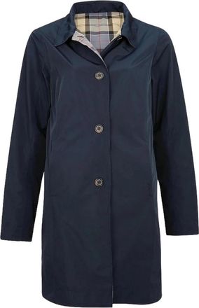 Barbour Jassen - Dames - Mantel - Blauw - XS - Polyester - Jassen