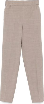 D.exterior Pantaloni in lana con vita elasticizzata - Toni neutri