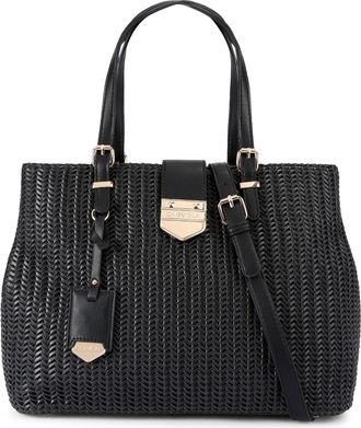 Carvela Womens Maria Midi Weave Bag - Black - One Size