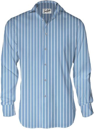 MC2 Saint Barth Jassen - Heren - Casual Overhemden - Blauw - S - Overhemden