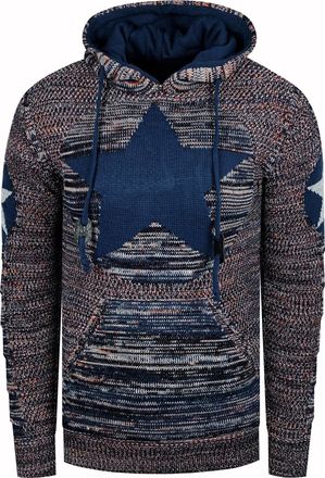 Rusty Neal Grof gebreide hoodie