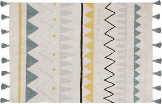 Lorena Canals Alfombra lavable de algodón azul 120x160