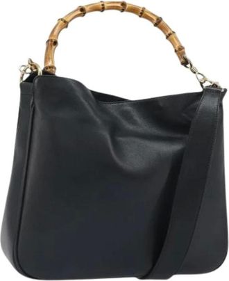 Gucci Pre-owned Shoulder Bags, female, Black, Size: ONE SIZE Pre-owned Vintage Shoulder Bag
