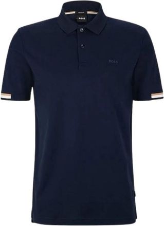 HUGO BOSS Tops > Polo Shirts - Heren - Polos - Blauw - 2XL - Tops