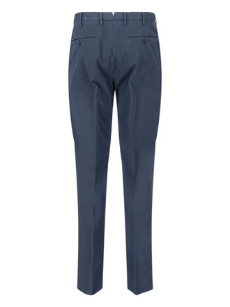 Incotex Mens Trousers Blue Cotton
