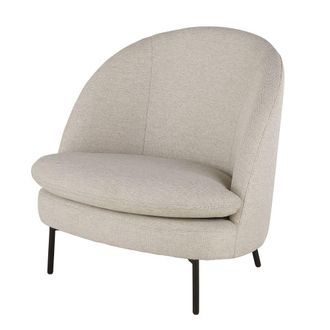 Maisons du monde Sill&oacute;n gris claro moteado
