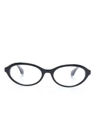 Gigi Studios oval-frame glasses - Black
