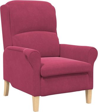 vidaXL Sillón Rojo vino tinto 76 x 94 x 102 cm Terciopelo Vidaxl