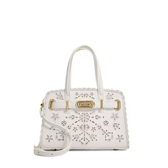 Dune London Womens Accessories Dinkydefine - Belted Grab Bag - White Leather - One Size