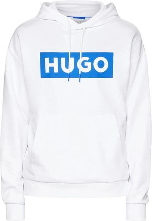 HUGO BOSS Nalves Sweatshirt - Heren - Hoodies - Wit - S - Katoen - Hoodies & sweatvesten