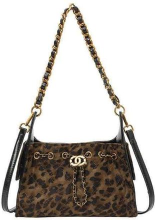 Generic NYSDM Leisure Faux Suede Diamond Quilted Metal Buckle Design Womens Shoulder Bag Large Capacity for Outings Daily Use