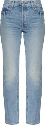 Mother The Tomcat Skimp Jeans - Dames - Regular Fit Jeans - Blauw - W28 - Katoen - Jeans