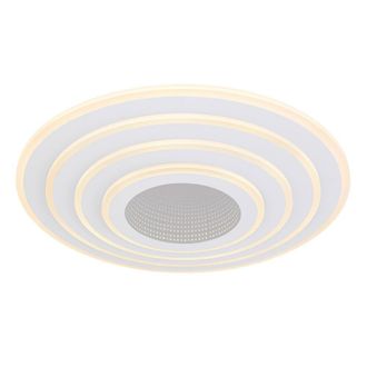 Netlighting Jocelyn Semi Ceiling Light White LED Dimmable 3000-6500K Remote Timer