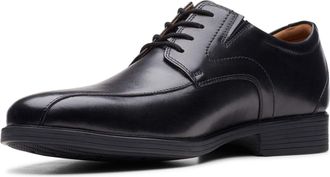 Clarks Mens Whiddon Pace Oxford, Black Leather, 10.5 UK